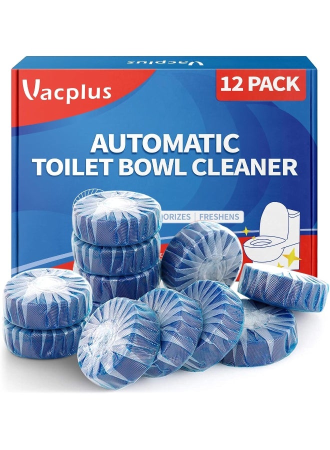 Vacplus Automatic Toilet Bowl Cleaner Tablets, Bathroom Toilet Tank Cleaner (12 PACK), VA-T165 - Image 1